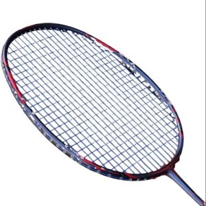 Badminton Set Raquetas de bádminton Profesionales de Fibra de Carbono de 57 g con Cuerda de 32 LB Raquetas Badminton(Blue)
