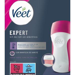 Veet Wax Warmer, Roll-On Wax, 1 Count (Pack of 1)