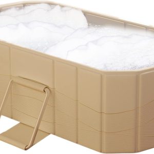 Foldable Bathtub, Portable Bathtub | Hot or Ice Bath Tub Large Insulated Bucket | Family Bathroom Accessory, Foldable Bathtub for Adults