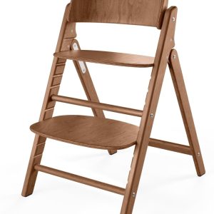 CYBEX Gold CLICK & FOLD 3-in-1 High Chair, 6 Months – 99 Years, Suitable from Birth with Gold Bouncer Nest Hammock, Includes Baby Kit and Tray, Beechwood/Plastic, Dark Natural