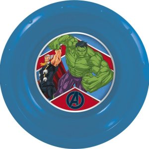 TataWay in viaggio si cresce Marvel Avengers Hulk Thor Plastic Kids Bowl Blue – Resistant to Accidental Shock and Reusable