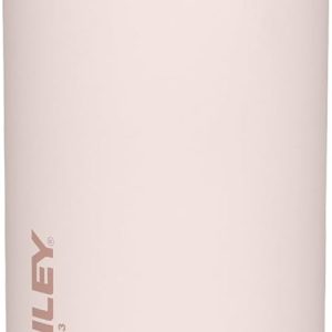 STANLEY Quick Flip Stainless Steel Water Bottle 1.06L – Water Bottle Keeps Cold 18 Hours – Leak-proof – Water Bottle BPA Free – Compatible with Cup Holders – Dishwasher Safe – Rose Quartz