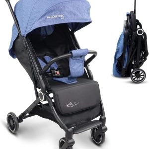 Mobiclinic® kids, Stroller, Ultracompact, Trip, 5-point harness, Handlebar for transport, Basket, 0-36 months, Fully adjustable, Single-handle, Drop-down hood, Lockable brakes