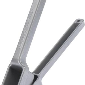 Westmark Garlic Press, Compact, Length: 6 in, Aluminium, Biopress, Silver, 30102260