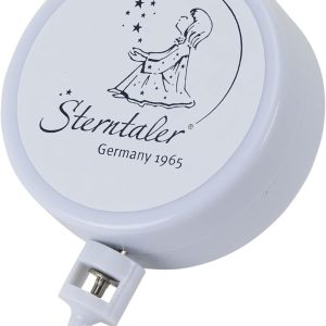 Sterntaler Musical Mechanism ‘Brahms’ Lullaby – From 0 Months, Mobile, 10 x 7 x 2.4 cm, White
