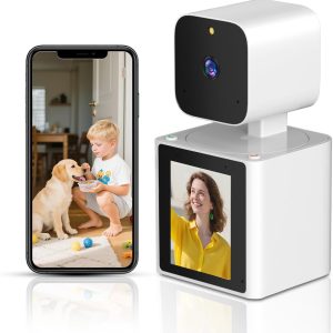 Indoor Home Security Camera, Pet Camera, 1080P Dog Camera with Two-Way Video, Monitor for Elderly/Baby/Nanny/Pet/Dog with App, WiFi Cameras