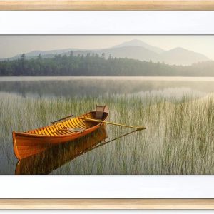 NETGEAR Meural MC321LW Canvas II: The Digital Photo Frame and Smart Art with 55 cm HD Digital Canvas, 41 x 61 cm Light Wood (with WiFi Connection)