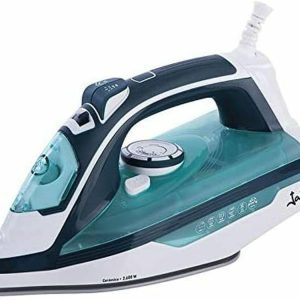 Jata PL598C Adjustable Steam Iron with Ceramic Sole, 2600 W Power, Self-Cleaning System, Anti-Drip and Permanent Anti-Limescale, 190 g Steam Boost, 350 ml Reservoir.