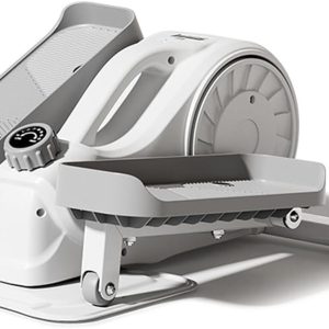 Exerciser Elliptical Pedals, Portable Mini Elliptical Machine, Leg Exerciser with Adjustable Speeds While Sitting for Elderly People and Adults