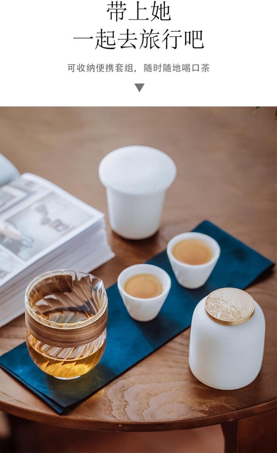 China Kung Fu Teaset Portable Travel Teapot Ceramic Tea Ceremony - Image 8