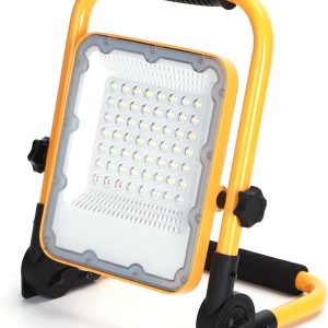 30W rechargeable LED projector, portable, lightweight and efficient; ideal for presentations, home theaters and outdoor events.