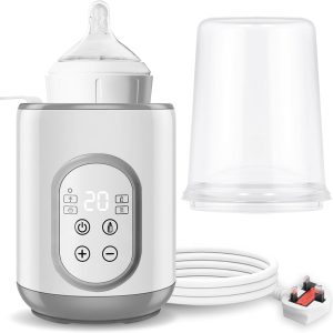 Baby Bottle Warmer, Intelligent Temperature Control & Auto Shut-Off, Fast Baby Food Warmer & Defrost, Precise Temperature Control for Milk