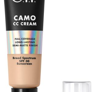 e.l.f. Camo CC Cream | Full Coverage Color Correcting Foundation with SPF 30 | Fair 120N | 1 oz (30g)
