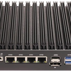 Alder Lake N100 Quad Core Firewall Micro Appliance, Mini PC, Nano PC, Router PC with 16G RAM 256G SSD, 4*i226-V RJ45 Port AES-NI