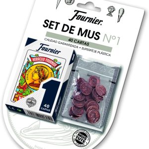 Fournier – Blister Set of Spanish and Amarracos Cards with Manual of Mus and Tute, Multicolor (174916), Assorted Colour/Model