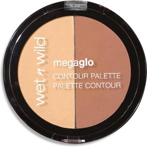 Wet n Wild – MegaGlo Contouring Palette – Palette of Concealers and Illuminators, Perfect for Hiding Imperfections – Countoring Makeup – 2 Different Colours – Milk Candy – 1 Unit