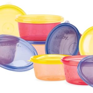 Nuby Bols Wash or Toss | 12 Pack | 6+ Months