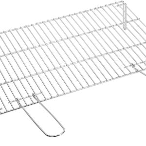Sauvic 02450 – Galvanised Barbecue Grill with Legs, 55 x 40 cm