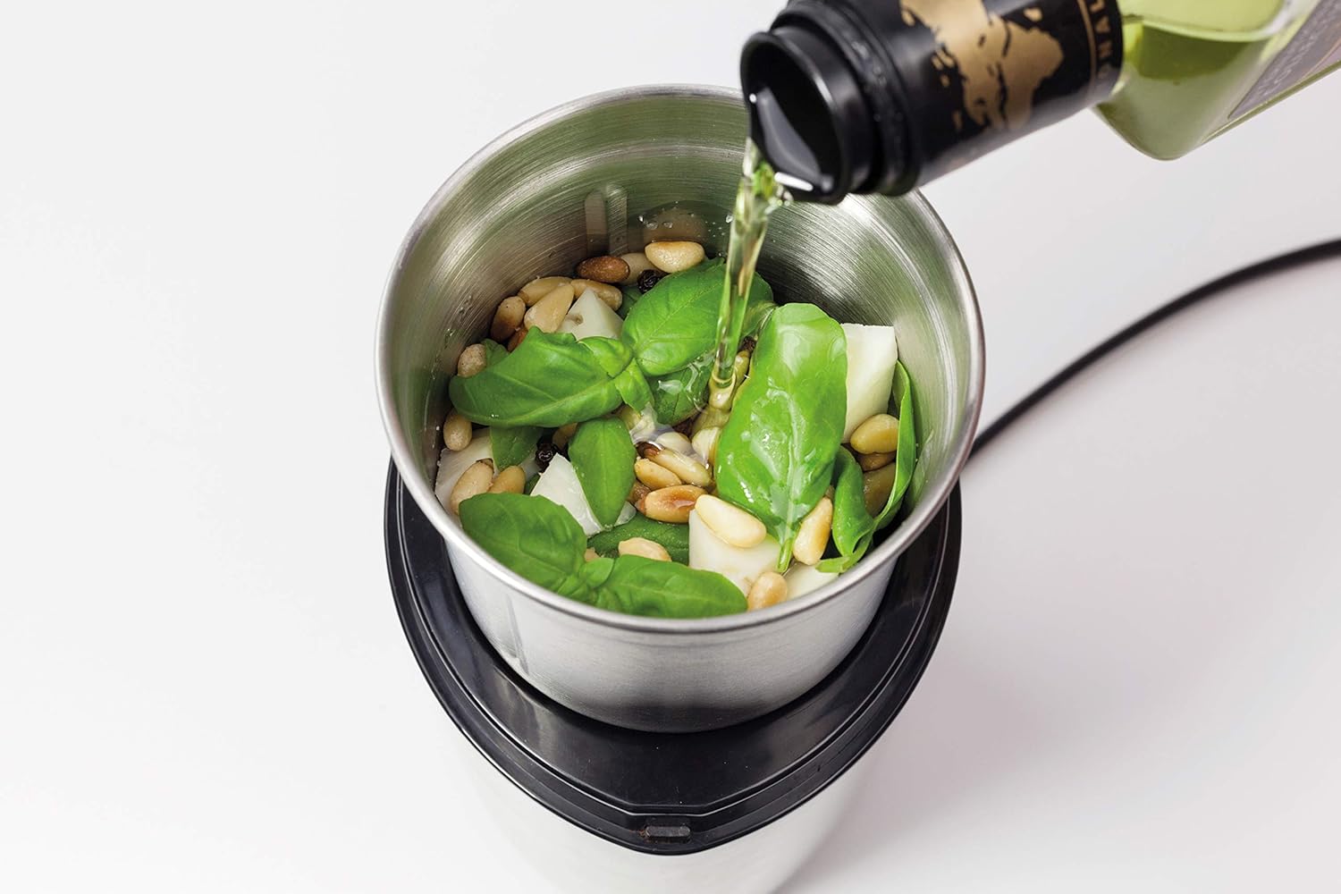 Caso 1831 Electric Coffee Grinder for Coffee, 200 W, Silver - Image 4