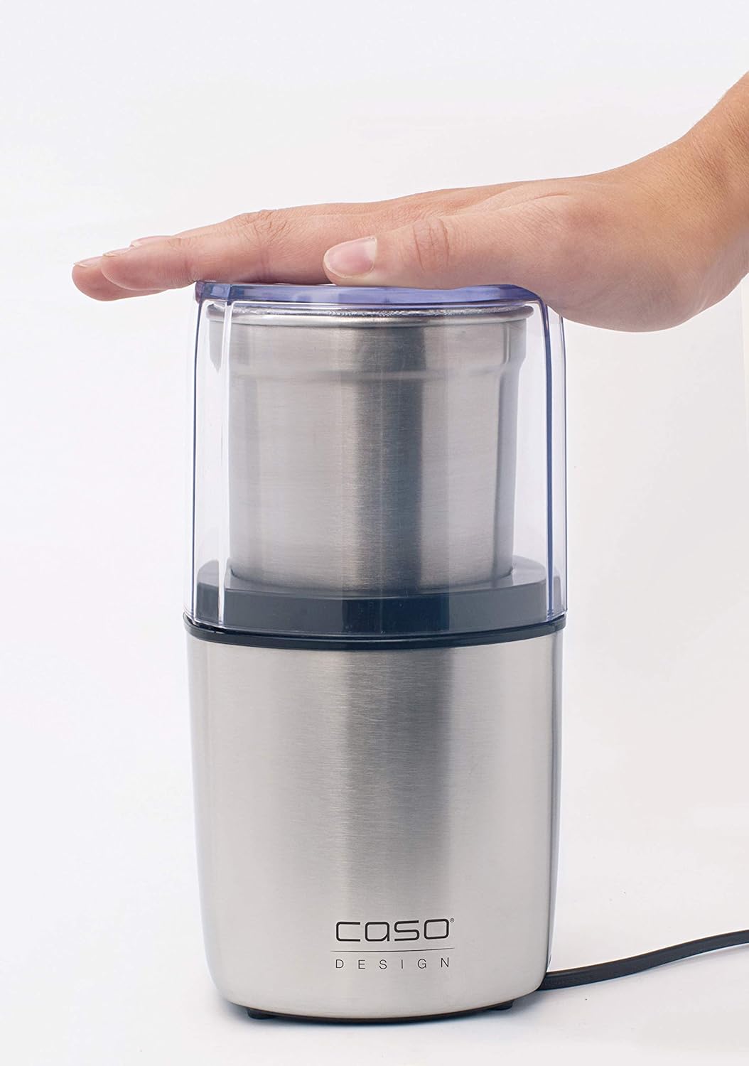 Caso 1831 Electric Coffee Grinder for Coffee, 200 W, Silver - Image 7