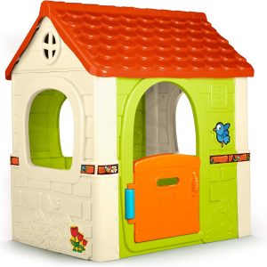 Feber – Fantasy House, Children’s Playhouse with Hinged Door, Play Outdoors or at Home, Sturdy and Easy Assembly, for Children from 2 to 6 Years, Famous (800010237), Previous Version