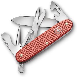 Victorinox Pioneer X Alox Limited Edition Swiss Army Knife 2025, Multi-Tool, Swiss Army Knife, 9 Functions, Blade, Screwdriver, Red