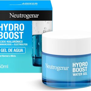 Neutrogena, Hydro Boost Water Gel, Normal to Combination Skins, Long-Lasting Non-Oily Hydration, with Hyaluronic Acid and Trehalose of Naturally Origin, Developed with Dermatologists, 50 ml