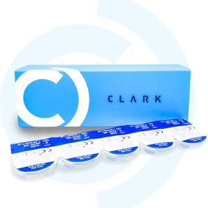 Clarklens – Daily Graduated Contact Lenses -2.25 Hydrogel Box 30 Units 1 Month. Diameter 14.3 mm. Base Curve 8.6 mm.