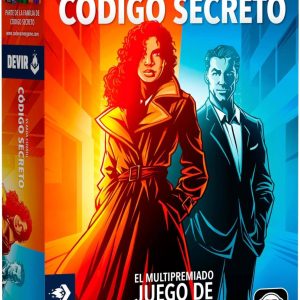 Devir – Secret Code, Spy Board Game and Team Words, Strategy and Deduction, for 2-8 Players, Ages 8, Cover 2025 (BGCOSE)