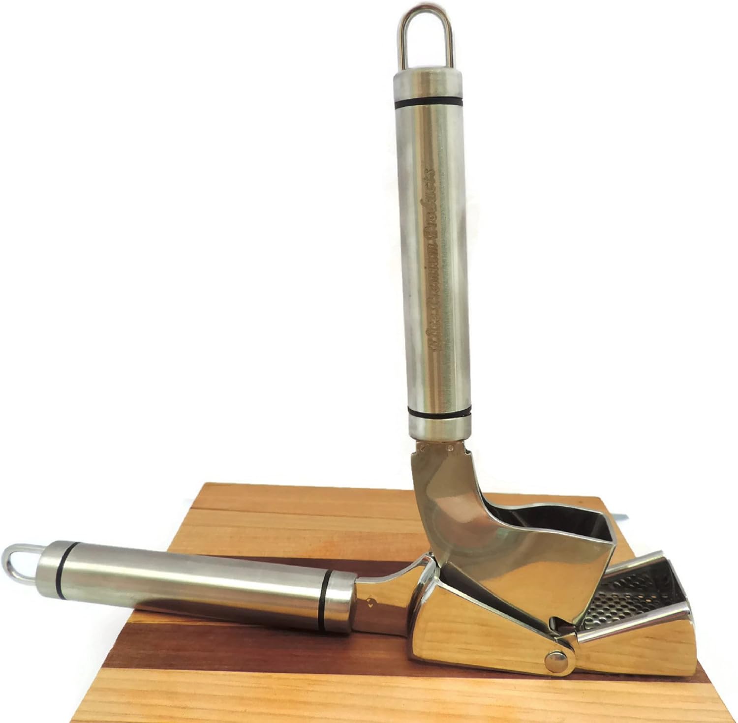 Professional Dishwasher Safe Garlic Press with Silicone Garlic Peeler - Image 4