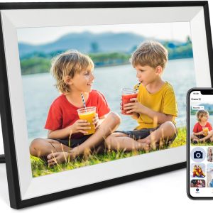 32GB WiFi Digital Photo Frame, 10.1 Inch Digital Photo Frame, 1280×800 HD IPS Touch Screen, Electronic Digital Frame, Auto Rotate, Easy to Share Photos or Videos