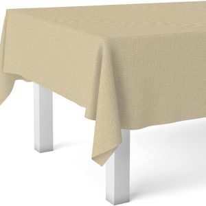 Martina Home TER Beige Oilcloth Tablecloth 100 x 140 cm