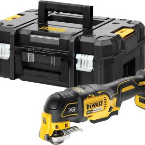 DEWALT DCS356NT-XJ – XR 18V Brushless Oscillating Multi-Tool with TSTAK II Case and 35 Accessories: Power and Versatility in a Complete Kit