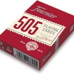 Fournier – No. 505 Classic Poker Card Deck, Red or Blue (F21644), Assorted Colour/Model
