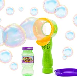 Gazillion Bubble Flare| Soap Bubble Machine for Kids with LED Lights | Firework Sounds | Outdoor Toy for Kids Birthdays and Parties