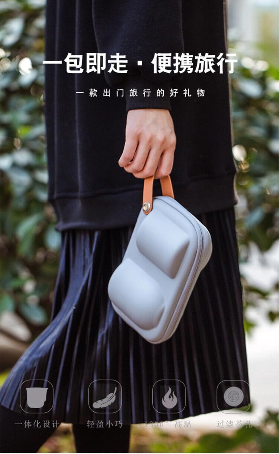 China Kung Fu Teaset Portable Travel Teapot Ceramic Tea Ceremony - Image 6