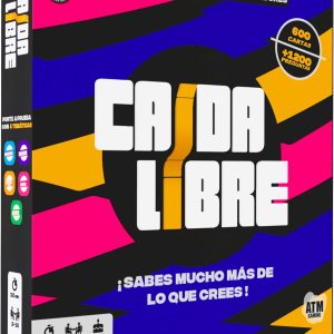 Free Fall – Trivia Board Games – General Culture to Learn Laughing – Fun with Friends and Family – Original Gift