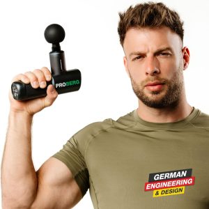 DONNERBERG PROBERG 2025 – ONLY FOR THE STRONGEST ONES: Powerful massage gun with 12 mm width, 24 kg pressure force, 3500 mAh brand battery and 7 year warranty on the motor