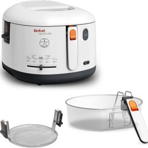 Tefal Filtra One FF1631 Deep Fryer, 1900 W, 1.2 Kilos, Aluminium, White