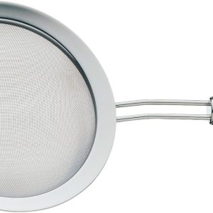 WMF Profi Plus Kitchen Strainer 20 cm with Wire Mesh, Cromargan Stainless Steel Sieve Partially Matt Dishwasher Safe