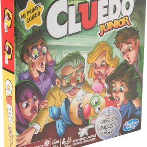 Hasbro Gaming, Cluedo Junior, Detective Party Games, Vivid Color Board, Riddle, Skill & Strategy, Gifts for Boys and Girls 5 Years Old and Up, Board Game