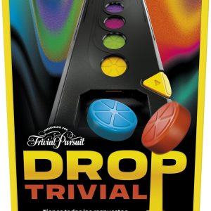 Trivia Drop Game, Electronic Party Table Game with Family and Friends Presented by Trivial Pursuit, Trivia Questions and Answers Game for Teens and Adults
