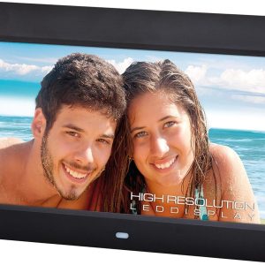 Trevi DPL 2220 10-Inch Black Digital Photo Frame – Digital Photo Frame (25.4 cm (10″), 1024 x 600 Pixels, LED, 16:9, JPG, AVI, MPEG4