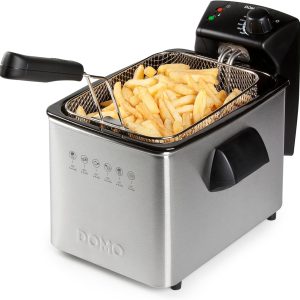 Domo DO465FR 3000W 4 Litre Stainless Steel Deep Fryer