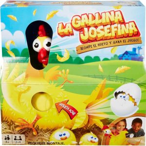 Mattel Games La Gallina Josefina, Children’s Board Game, +4 Years, Spanish Version (FRL14)
