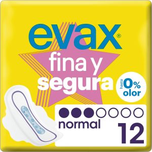 Evax Fine and Safe Pads with Wings, Normal, 12 Units, Up to 0% Odor