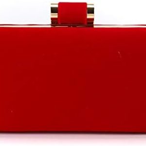 Women’s Handbag Velvet Elegant Clutch Party Wallet Retro Ceremony Wallet Small Mini Bag Evening Cocktail for Women Vintage Purse Clutch Wedding Birthday Red Gold