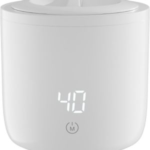 Efficient 2-in-1 Baby Bottle Warmer and Sterilizer with Digital Display for New Parents and Caregivers During Nursing Trips