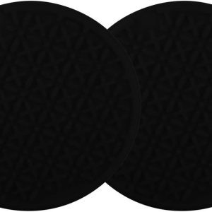 Fackelmann Trivets 20 cm, Silicone, Multi-Colour, Set of 2