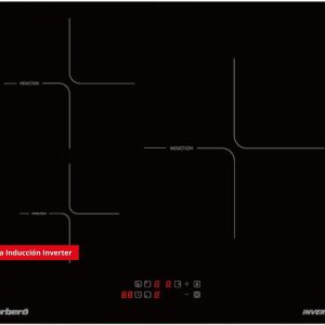 Corberó – Induction Hob | CCIM3362 | 60 cm | 3 Zones | 6200W | 3 Cooking Zones | Extra Large Zone 29 cm | Touch Control | Booster| Timer | Security Lock | White Lines